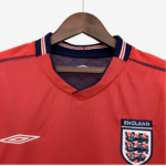 England 2002 Away Jersey – Retro Version - Image 4