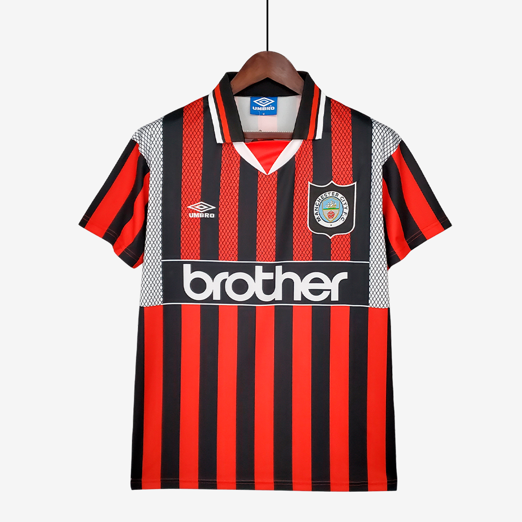 7-125 Manchester City 1994/96 Away Jersey – Retro Version - Image 1