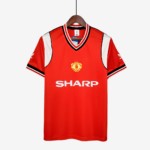 Manchester United 1985/86 Home Jersey  Retro Version