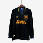 Manchester United 1993/95 Away Jersey Long Sleeve – Retro Version