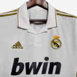 Real Madrid 2011/12 Home Jersey Long Sleeve  Retro Version - Image 8