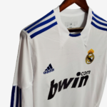 Real Madrid 2010/11 Home Jersey Long Sleeve  Retro Version - Image 7
