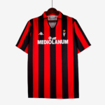 AC Milan 1989/90 Home Jersey – Retro Version