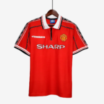 Manchester United 1998/99 Home Jersey  Retro Version