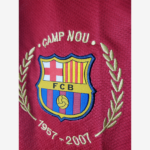 Barcelona 2007/08 Home Jersey Long Sleeve  Retro Version - Image 3