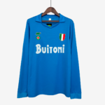 Napoli 1987/88 Home Jersey Long Sleeve  Retro Version