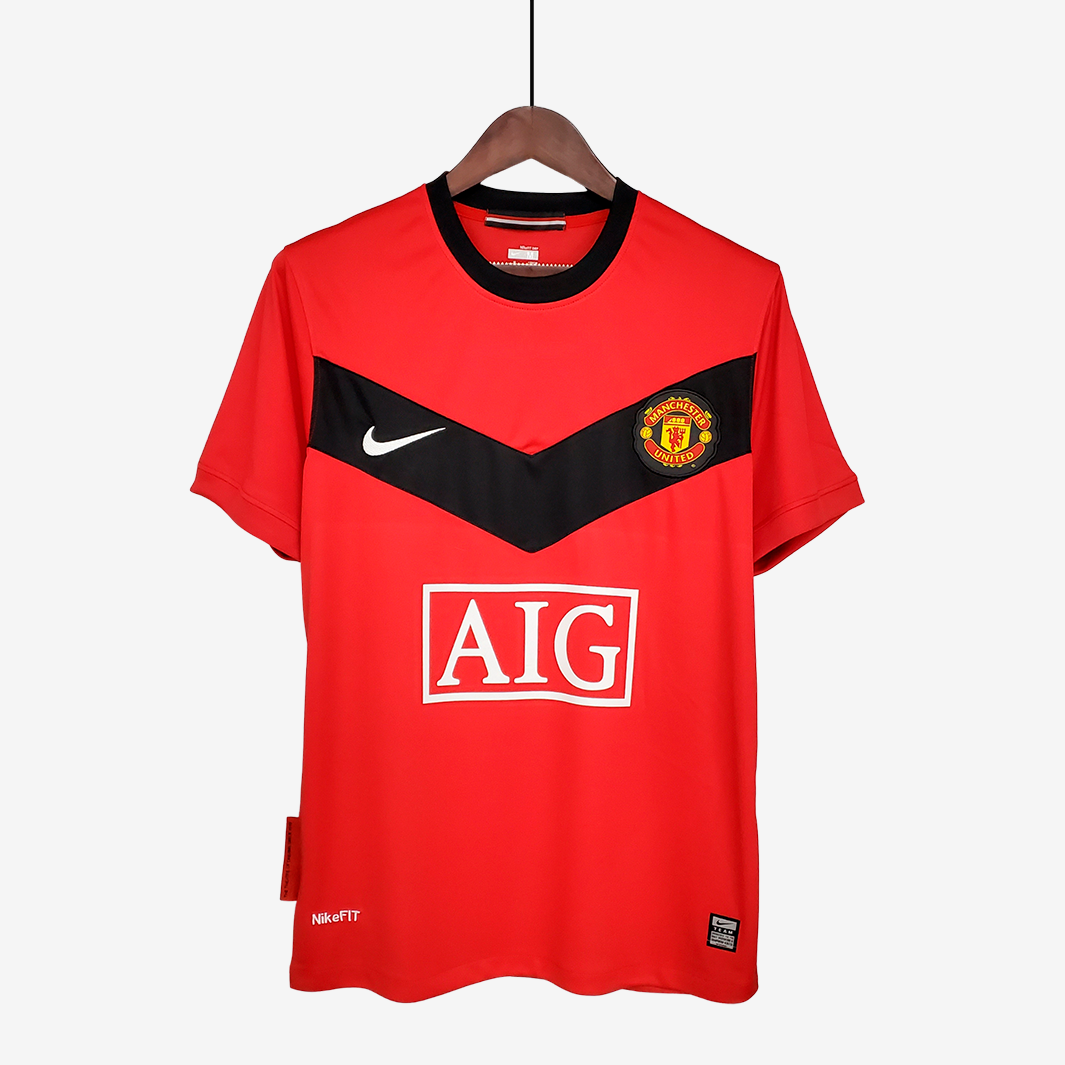 8-120 Manchester United 2009/10 Home Jersey Retro Version - Image 1