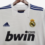 Real Madrid 2010/11 Home Jersey Long Sleeve  Retro Version - Image 8