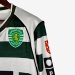 Sporting 2001/03 Home Jersey Long Sleeve  Retro Version - Image 4