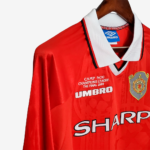 Manchester United 1999/00 Home Jersey Long Sleeve  Retro Version - Image 2