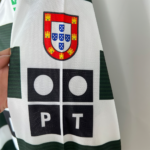Sporting 2001/03 Home Jersey Long Sleeve  Retro Version - Image 6