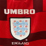 England 1998 Away Jersey – Retro Version - Image 5
