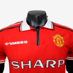 Manchester United 1998/99 Home Jersey – Retro/Player Version - Image 3