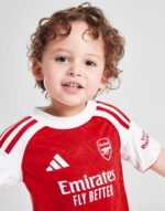 Arsenal 2025/26 Home  Kids Kit - Image 2
