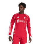 Liverpool 2025/26 Home Jersey Long Sleeve – Fan Version