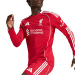 Liverpool 2025/26 Home Jersey Long Sleeve – Fan Version - Image 3
