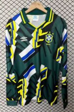 Brazil 1994 GK Long Sleeve Retro Taffarel #1 Brasil - Image 4