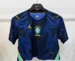 Cropped Brazil Women Away 2025 - Fan Version Brasil - Image 2