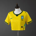 Cropped Brazil Women home 2025 - Fan Version Brasil - Image 2