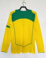 Brazil 2004 I Home Jersey - Brasil Long Sleeve Retro Version - Image 2