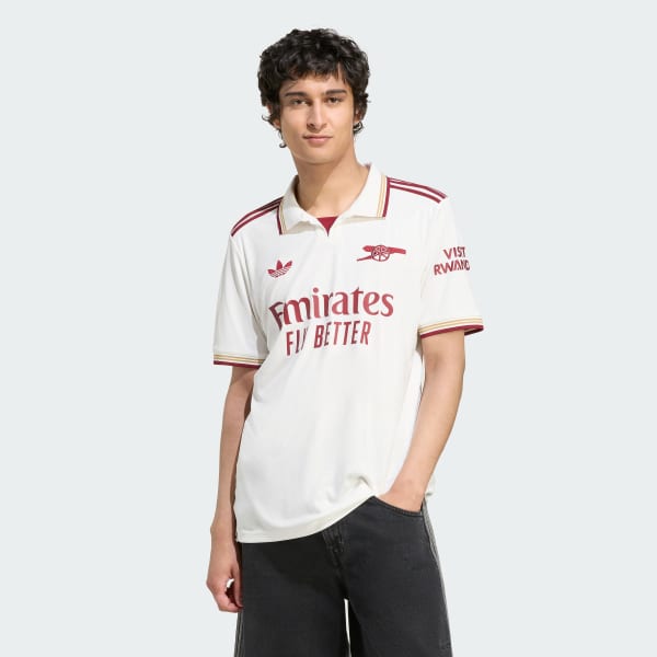 Arsenal_25-26_Third_Jersey_White_JI9556_21_model Arsenal Third Fan Jersey 2025/26 - Image 1