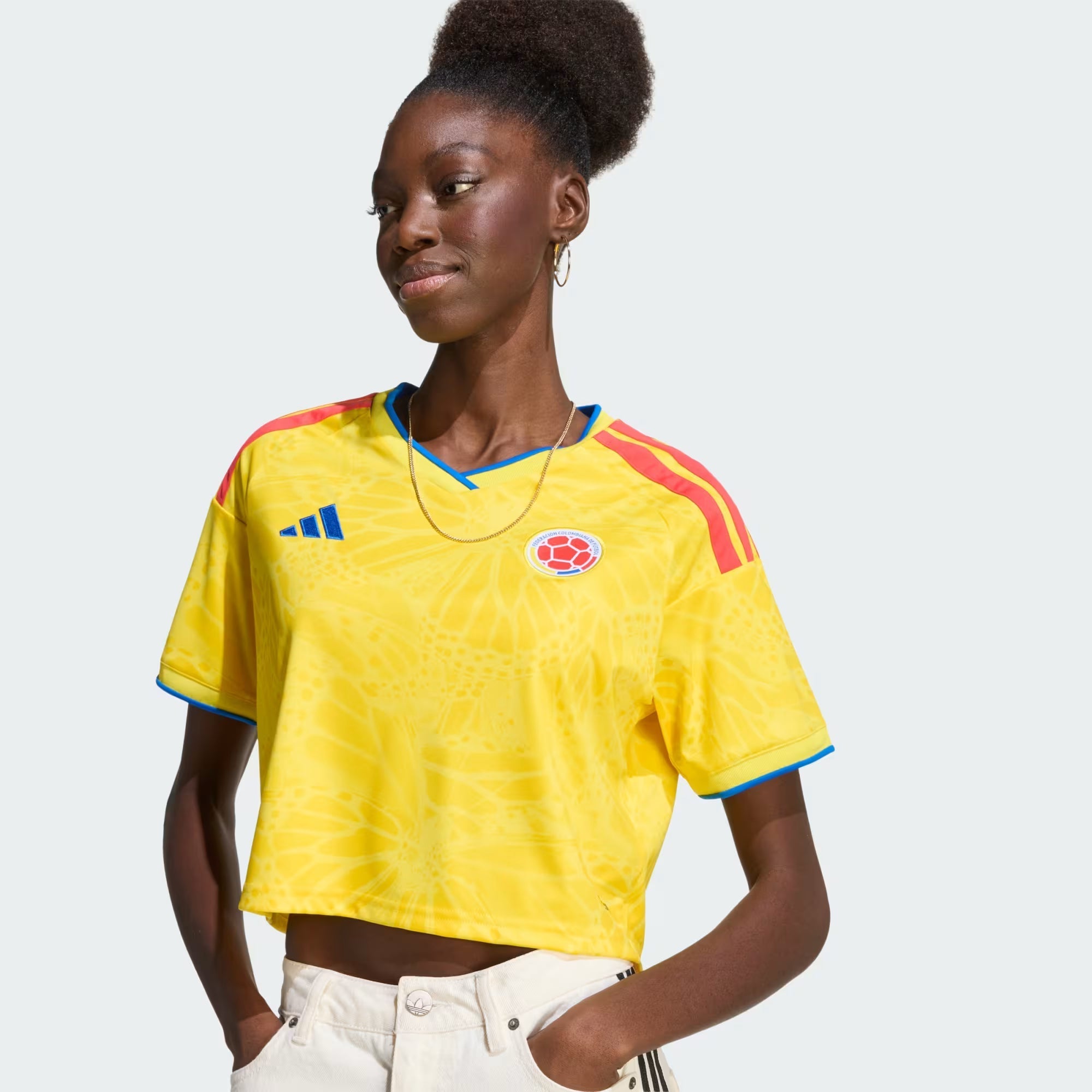 Colombia 26 Home Cropped Jersey - World Cup 2026