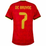 Belgium Home De Bruyne 7 Fan Jersey Shirt 2026 World Cup - Image 2