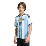 Kids Kit Argentina Home Messi 10 Fan Jersey Shirt 2026 World Cup