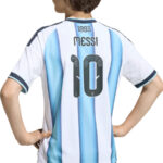 Kids Kit Argentina Home Messi 10 Fan Jersey Shirt 2026 World Cup - Image 2