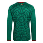 Mexico Home Fan Jersey Long Sleeve Shirt 2026 World Cup - Image 2