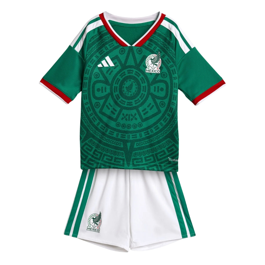 Kids Kit Mexico Home Fan Jersey Shirt 2026 World Cup - Image 1