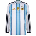Argentina Home Long Sleeve Fan Jersey Shirt 2026 World Cup