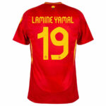 Spain Lamine Yamal 19 Home Fan Jersey 2025/26 - Image 2