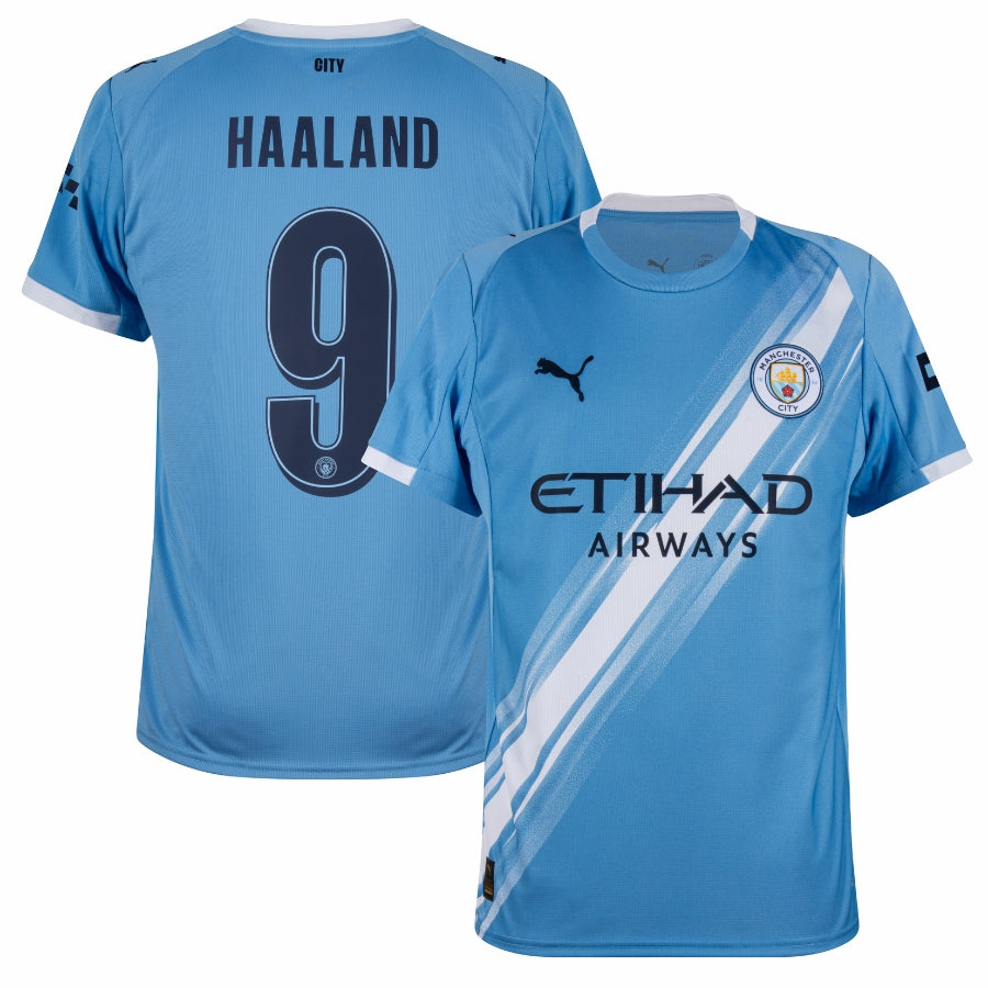 Manchester City Home Haaland 9 Fan Jersey 2025/26