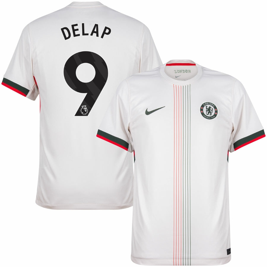 Chelsea Delap 9 Away Fan Jersey 2025/26 - Image 1