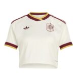 Spain Women's Away Cropped Soccer Jersey World cup 2026 - Image 4