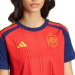 2026 Spain Women's Stadium Home Cropped Soccer Jersey - World Cup 2026 - Image 5
