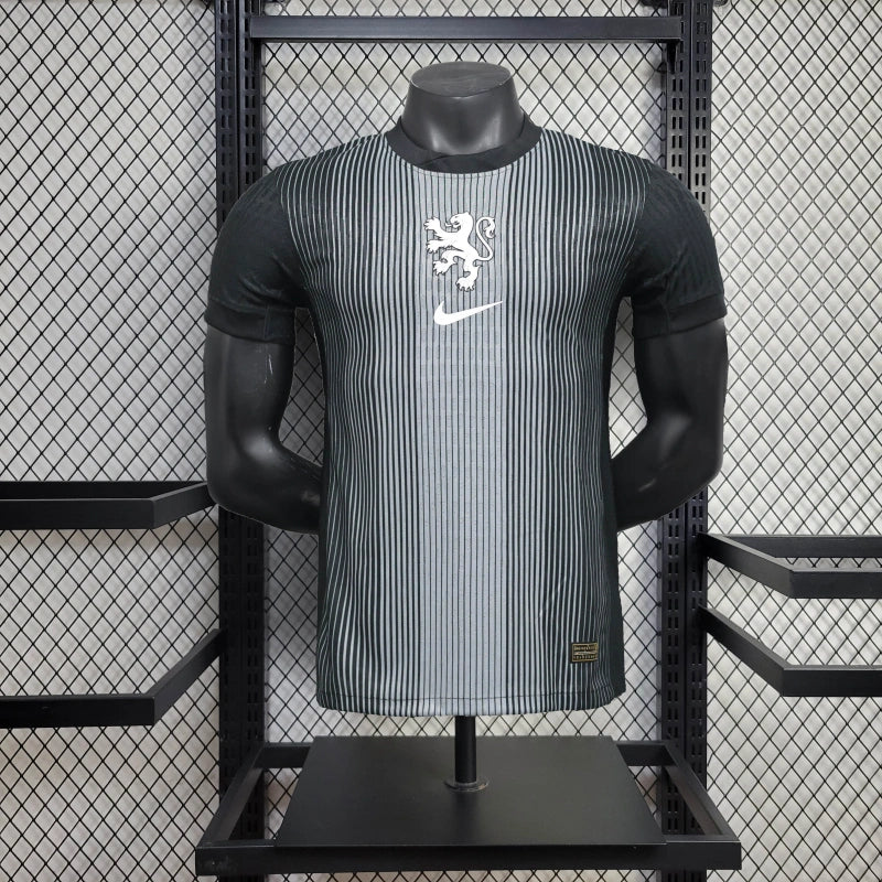 Netherlands 25/26 Goalkeeper Jersey - Black - Player Version - Slim Fit - Image 1