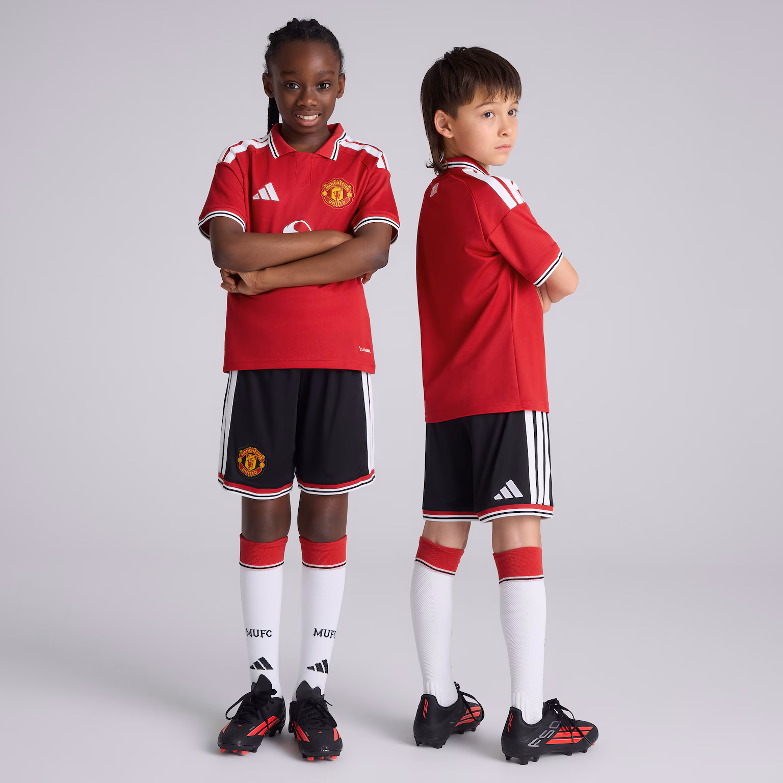 Manchester United Kit Kids 26/27 Home Jersey and Shorts