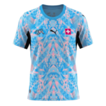 Switzerland Goalkeeper Soccer Jersey World Cup 2026 Blue - Fan Version - Image 2