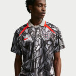 England x Palace 2026 Dri-Fit Football Jersey 'Pewter Grey/Bright Crimson'