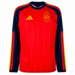 Spain 2 Stars 2026/27 Home [Long Sleeve Fan Version] Jersey